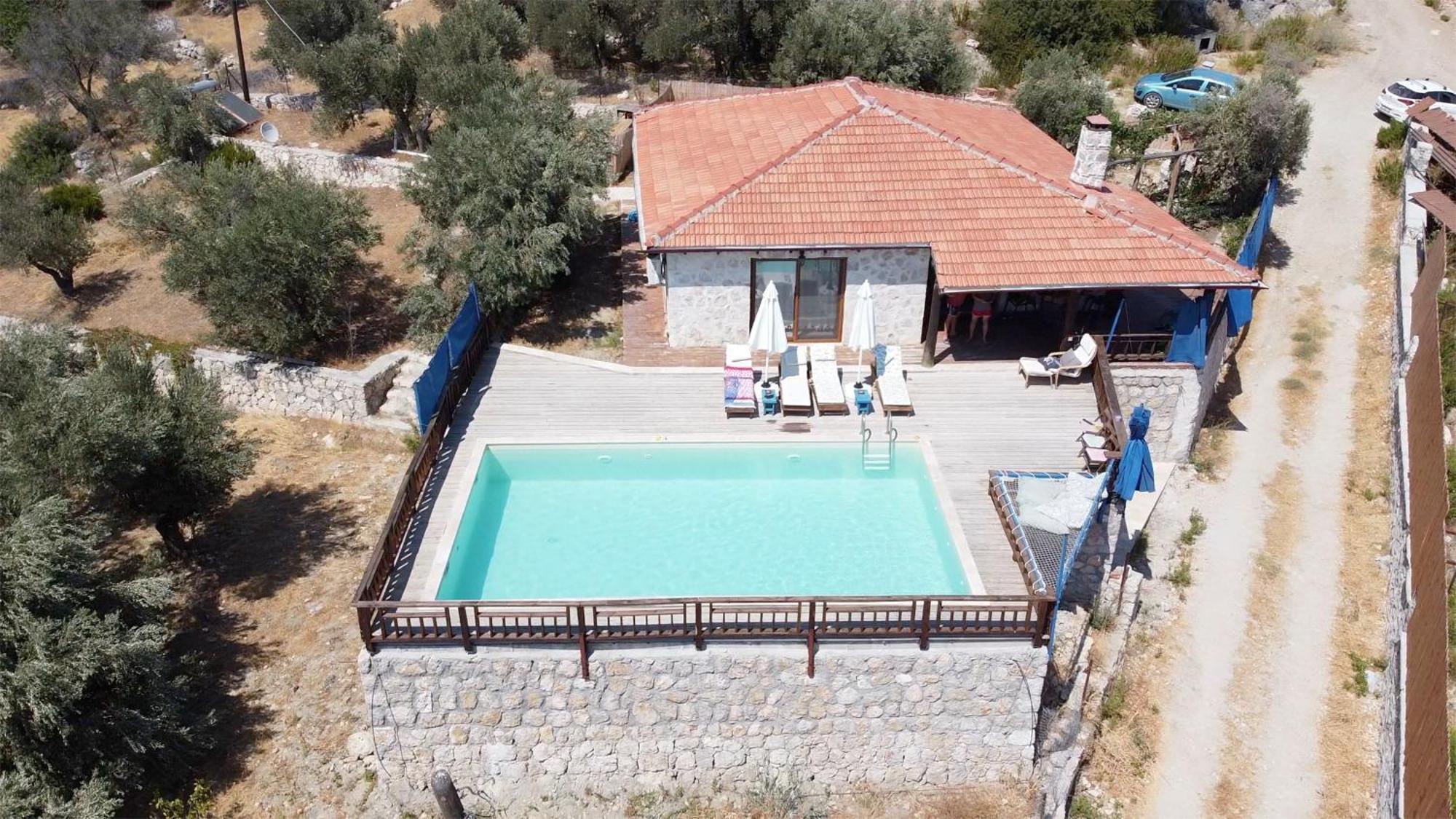 帕塔拉Likya House - Deniz Ve Doga Manzarali, Havuzlu别墅 外观 照片