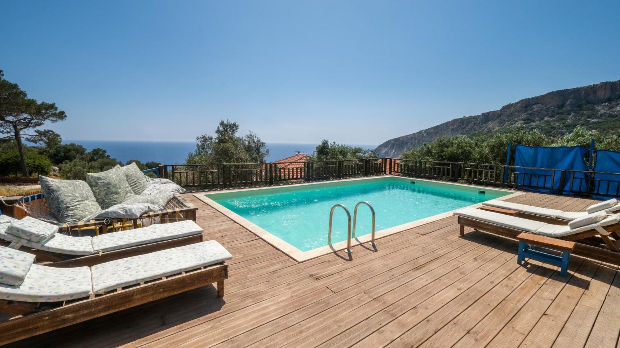 帕塔拉Likya House - Deniz Ve Doga Manzarali, Havuzlu别墅 外观 照片