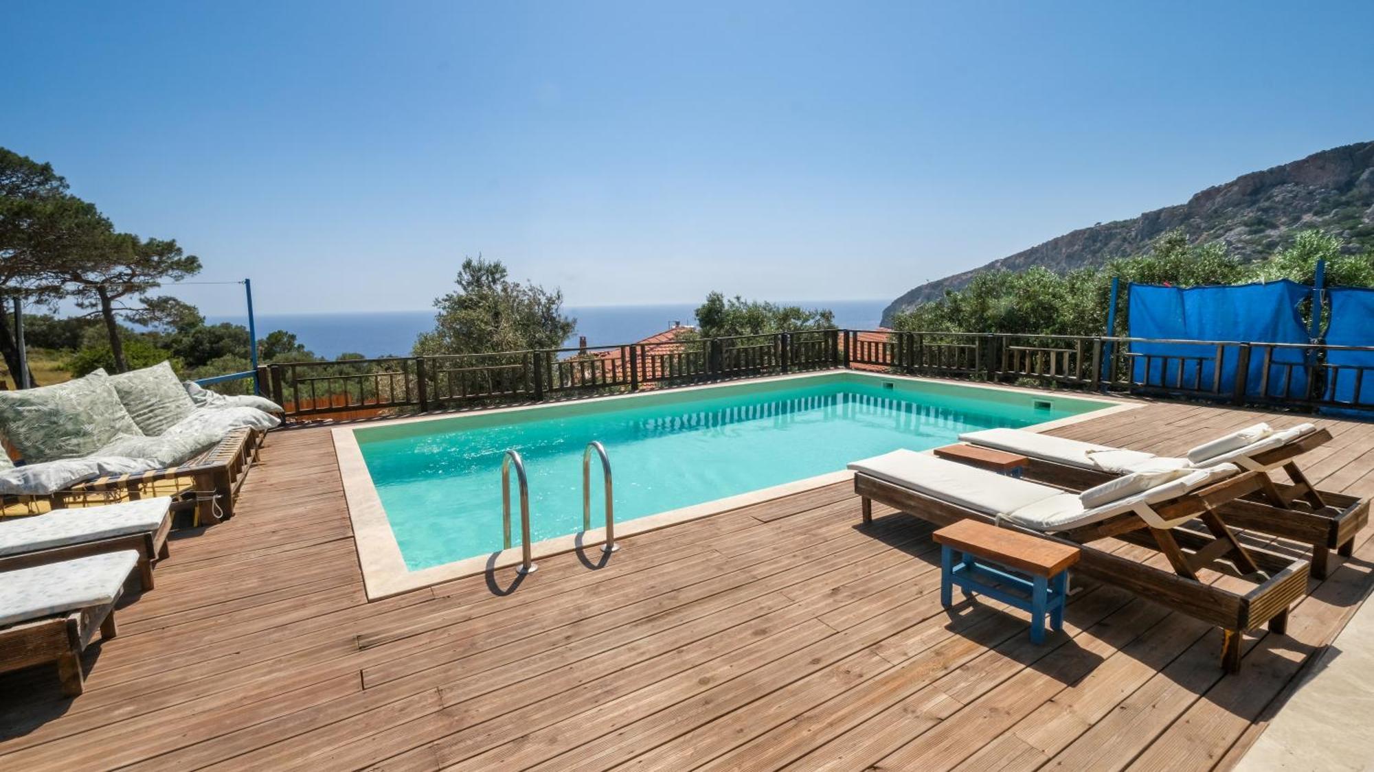 帕塔拉Likya House - Deniz Ve Doga Manzarali, Havuzlu别墅 外观 照片